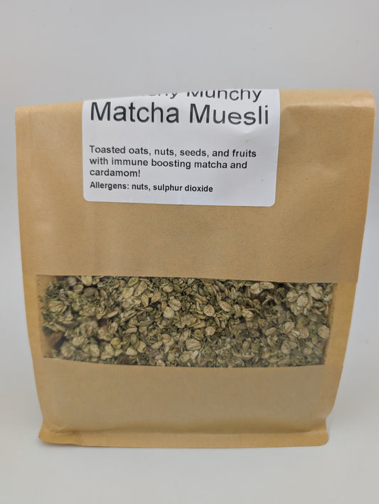 Crunchy Munchy Matcha Muesli, 500g