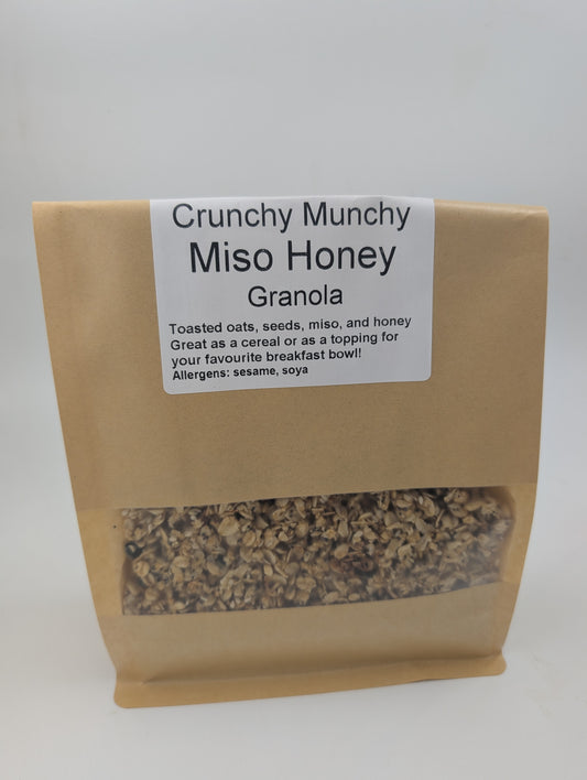 Crunchy Munchy Miso Honey Granola, 500g
