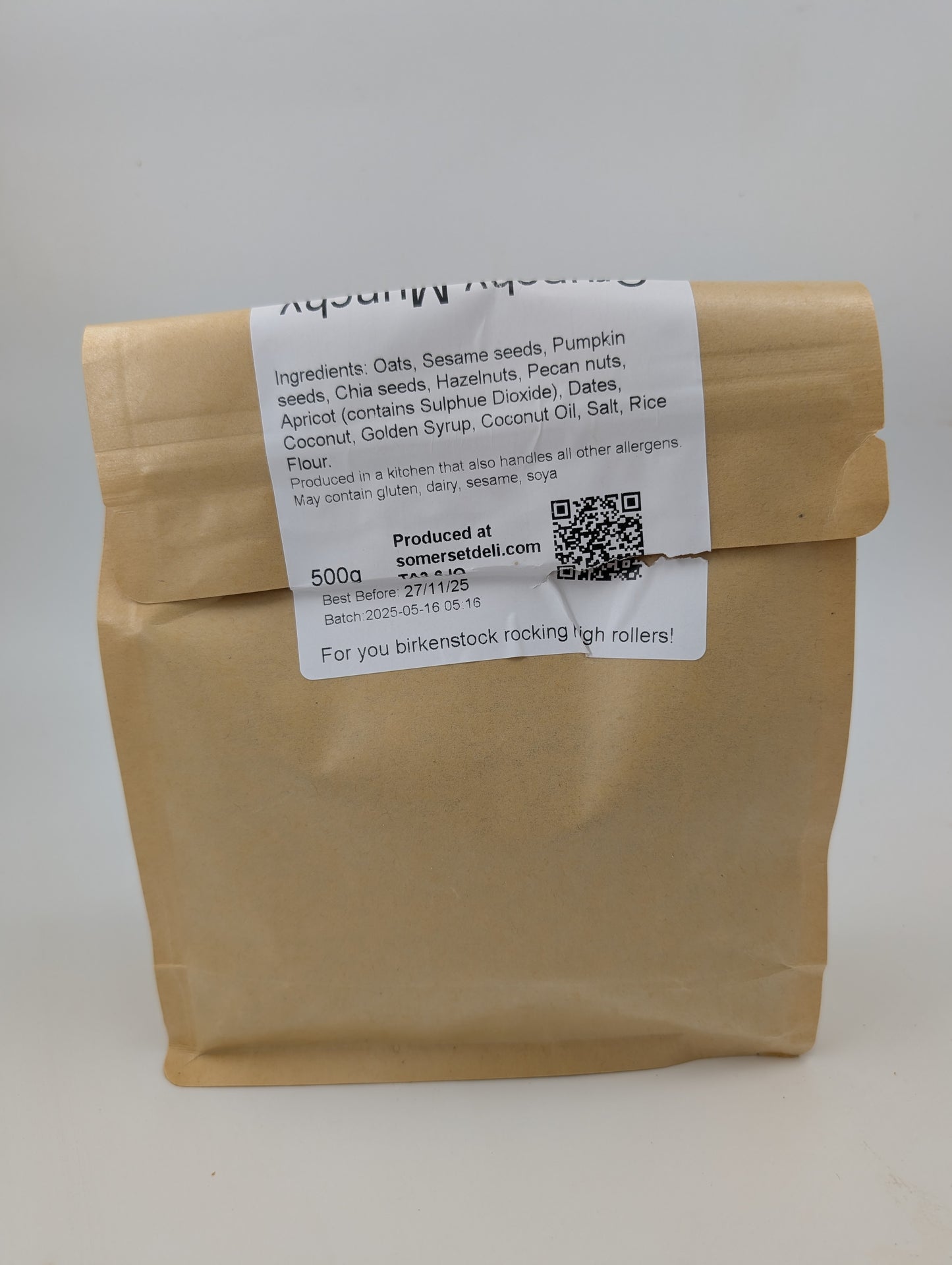 Crunchy Munchy Fruit and Nut Granola, 500g