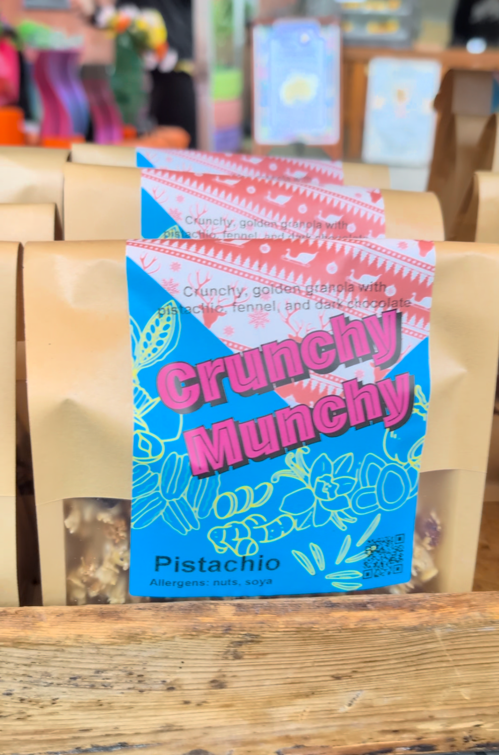 Crunchy Munchy Pistachio granola, 500g